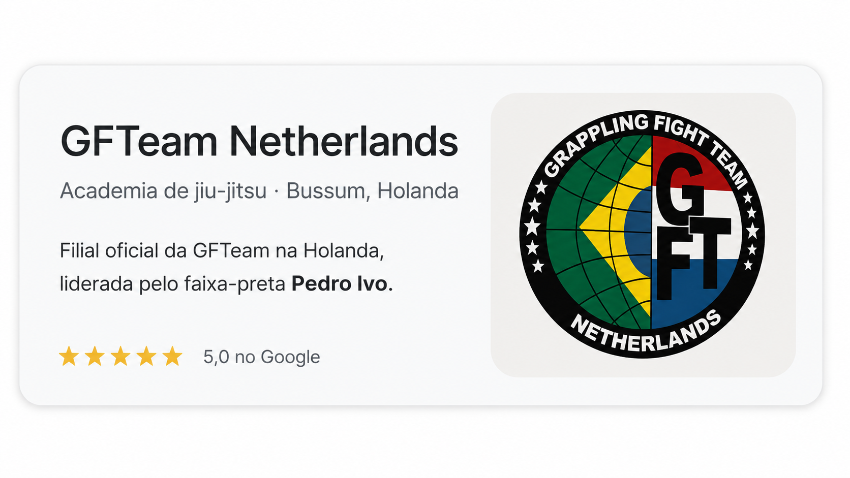 GFTeam Netherlands — Bussum, Holanda